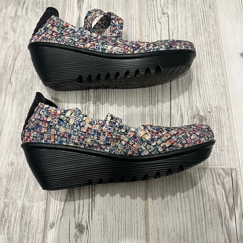 Bernie Mev Muliti Color Platform Shoes Size 39